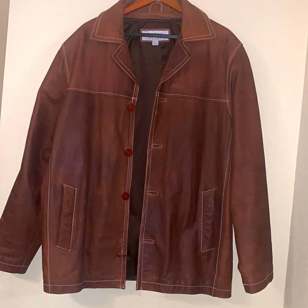Wilsons Leather brown jacket size Large